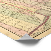 Poster Carte Sec 6 Brooklyn (Coin)