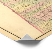 Poster Carte Sec 7 Brooklyn (Coin)