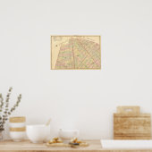 Poster Carte Sec 7 Brooklyn (Cuisine)