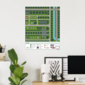 Poster Carte SOHAIP 1 (Bureau à domicile)
