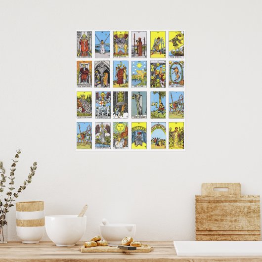 Poster Carte Tarot (Cuisine)