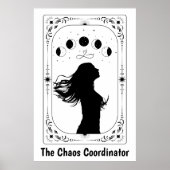 Poster Carte Tarot Art Céleste Astrologie de la cuisine m (Devant)