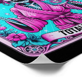 Poster Carte Tarot Café Mentalement Mal Mais Totalement C (Coin)