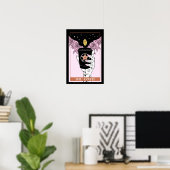 Poster Carte Tarot de l'affiche café (Bureau à domicile)