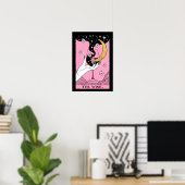 Poster Carte Tarot de l'affiche du vin (Bureau à domicile)