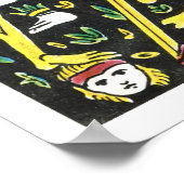 Poster Carte Tarot Décès (Coin)