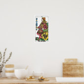 Poster Carte Tarot Empereur (Cuisine)
