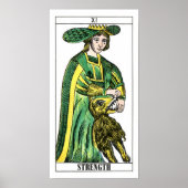 Poster Carte Tarot Force (Devant)