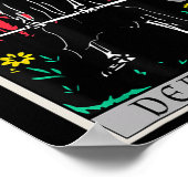 Poster Carte Tarot Funny Gym Deadlifts d'entraînement Dea (Coin)