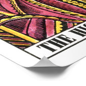 Poster Carte Tarot Haute Prêtesse (Coin)