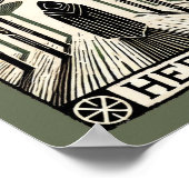 Poster Carte Tarot Hermit (Coin)