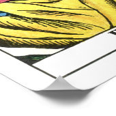 Poster Carte Tarot Justice (Coin)