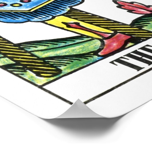 Poster Carte Tarot Magicien (Coin)