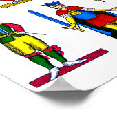 Poster carte tarot rois hommes Imaginaire Art médiéval (Coin)