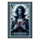 Poster Carte Tarot Vampire (Devant)