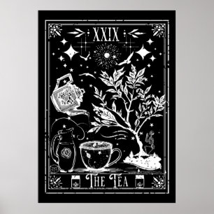Poster Carte Tea Tarot