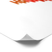 Poster Carte texte de la typographie américaine (Coin)