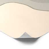 Poster Carte topographique colorée Imprimer (Coin)