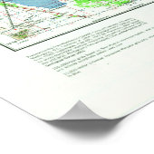 Poster Carte topologique de Silver City NM (Coin)