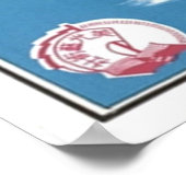 Poster Carte touristique de Taïwan avec lieux sélectionné (Coin)