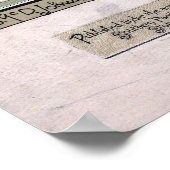 Poster Carte unique de Californie (1888) (Coin)