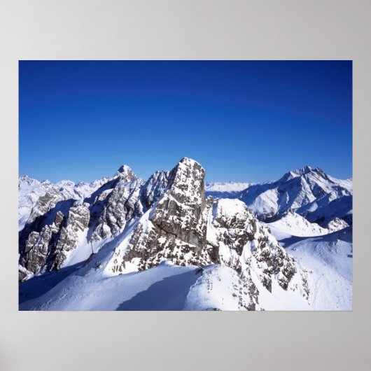 Poster Carte Vacances St Anton Autriche (Devant)