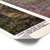 Poster Carte vintage d'Asheville Caroline du Nord (Coin)