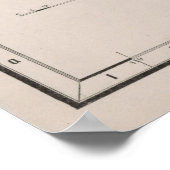 Poster Carte vintage de Alberta Canada (1912) (Coin)