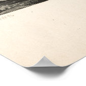 Poster Carte vintage de Asheville NC (1912) (Coin)