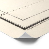 Poster Carte vintage de Basse-Californie (1908) (Coin)