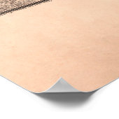 Poster Carte vintage de Berlin Allemagne (1862) (Coin)