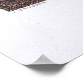 Poster Carte vintage de Buffalo NY (1872) (Coin)