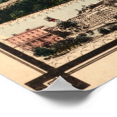 Poster Carte vintage de Central Park NYC (1860) (Coin)