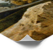 Poster Carte vintage de Georgetown (1855) (Coin)