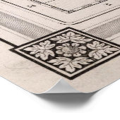 Poster Carte vintage de Grèce et d'Italie (1852) (Coin)