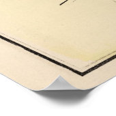 Poster Carte vintage de Huntington NY (1873) (Coin)