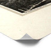 Poster Carte vintage de Kingston NY (1875) (Coin)