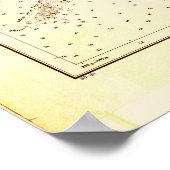 Poster Carte vintage de la baie Buzzards (1933) (Coin)