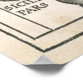 Poster Carte vintage de la Grèce (1525) (Coin)