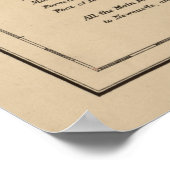 Poster Carte vintage de la Jamaïque (1893) (Coin)