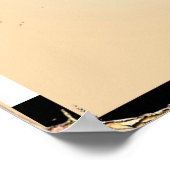 Poster Carte vintage De L'Asie (Coin)