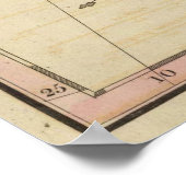 Poster Carte vintage de l'Empire romain (1831) (Coin)