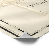 Poster Carte vintage de l'île de Maui (1906) (Coin)