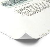 Poster Carte vintage de Lynn Massachusetts (1916) (Coin)