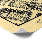 Poster Carte vintage de Maplewood NJ (1910) (Coin)