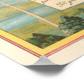 Poster Carte vintage de Mexico (1628) (Coin)