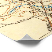 Poster Carte vintage de Mobile Alabama (1940) 2 (Coin)