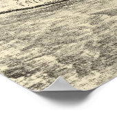 Poster Carte vintage de San Pedro (1902) (Coin)