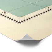 Poster Carte vintage de Staten Island (1891) (Coin)