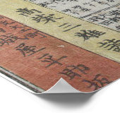 Poster Carte vintage de Tokyo Japon (1850) (Coin)